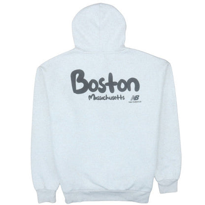 Womens UK Size M New Balance White Pullover Hoodie