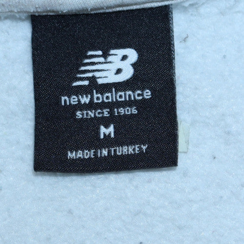 Womens UK Size M New Balance White Pullover Hoodie