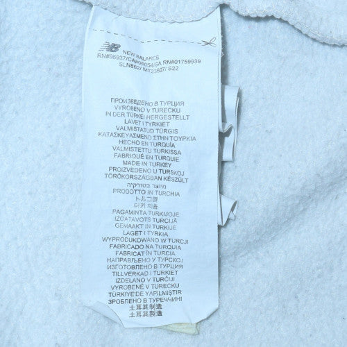 Womens UK Size M New Balance White Pullover Hoodie