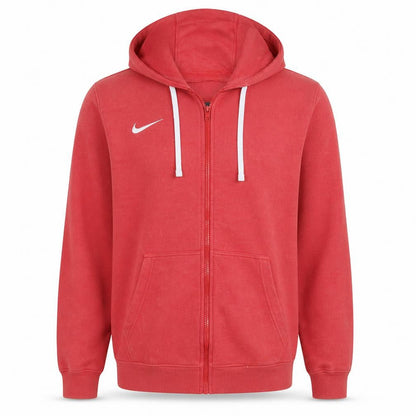 Mens UK Size M Nike Red Full Zip Hoodie