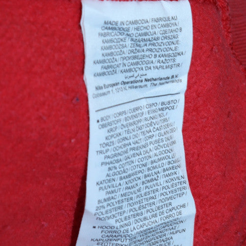 Mens UK Size M Nike Red Full Zip Hoodie