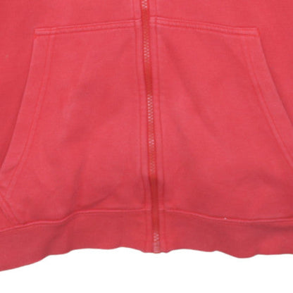 Mens UK Size M Nike Red Full Zip Hoodie