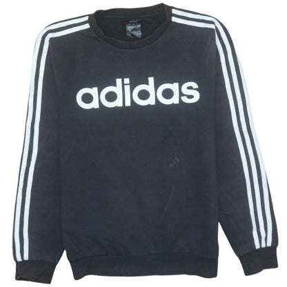 Womens UK Size S adidas Black Pullover Sweatshirt