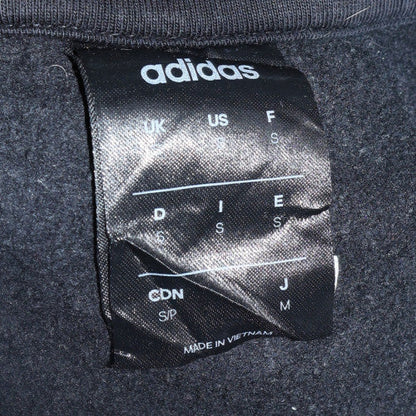 Womens UK Size S adidas Black Pullover Sweatshirt