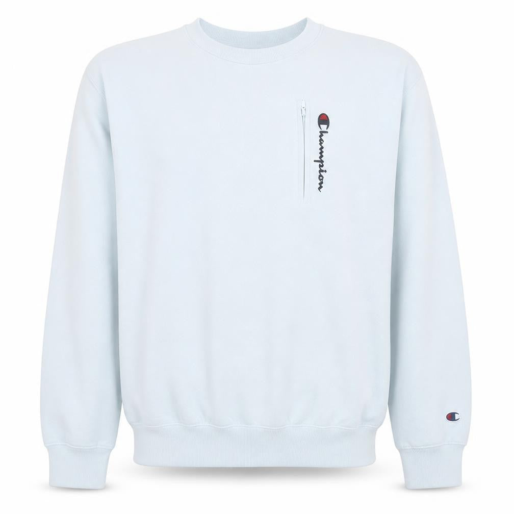 Mens UK Size M Champion White Pullover Sweatshirt