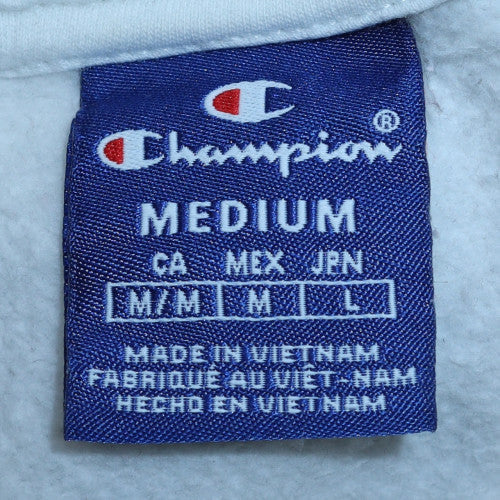Mens UK Size M Champion White Pullover Sweatshirt
