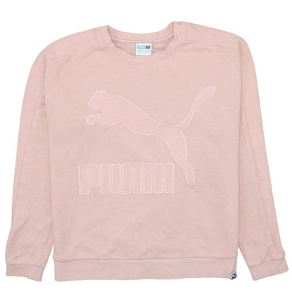 Womens UK Size 10 PUMA Pink Pullover Sweatshirt