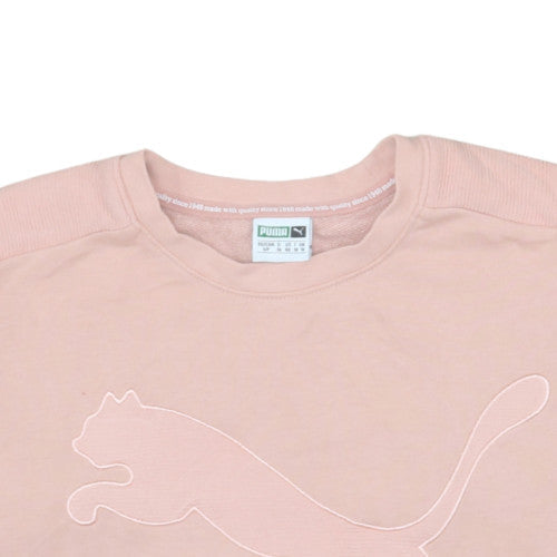 Womens UK Size 10 PUMA Pink Pullover Sweatshirt