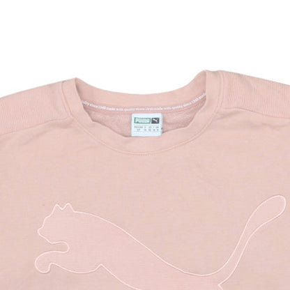 Womens UK Size 10 PUMA Pink Pullover Sweatshirt