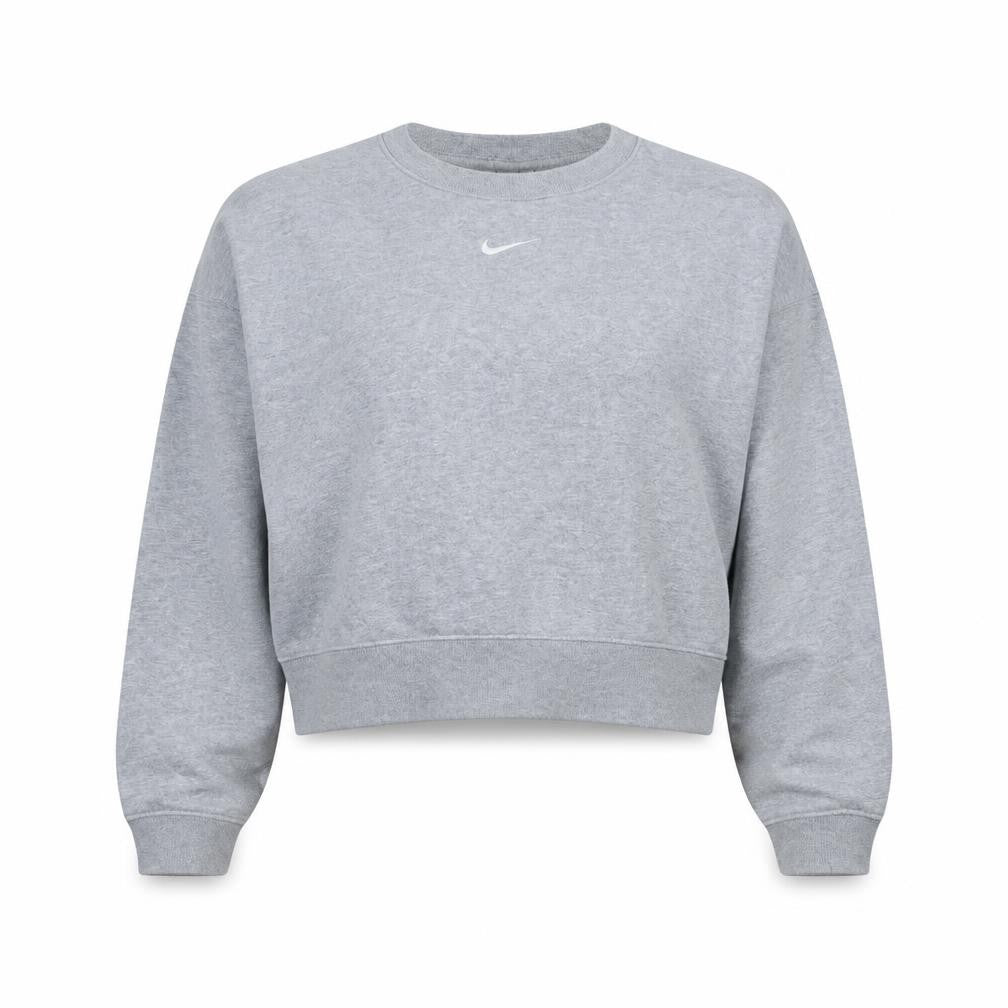Womens UK Size L Nike Grey Pullover Sweatshirt