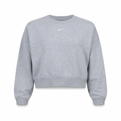 Womens UK Size L Nike Grey Pullover Sweatshirt