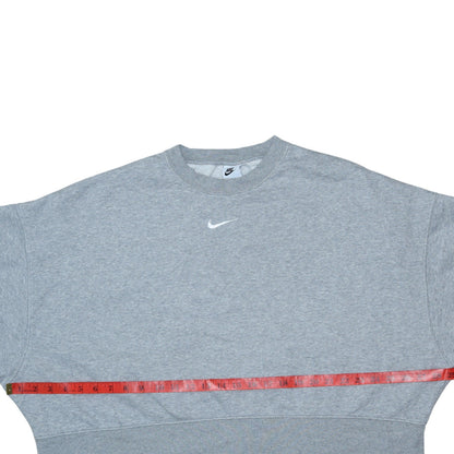 Womens UK Size L Nike Grey Pullover Sweatshirt