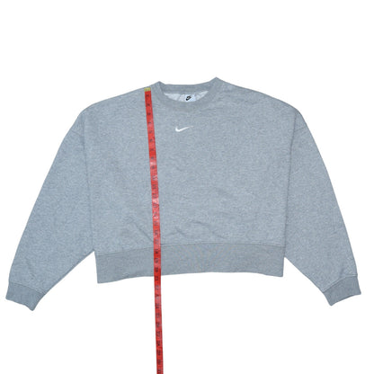 Womens UK Size L Nike Grey Pullover Sweatshirt