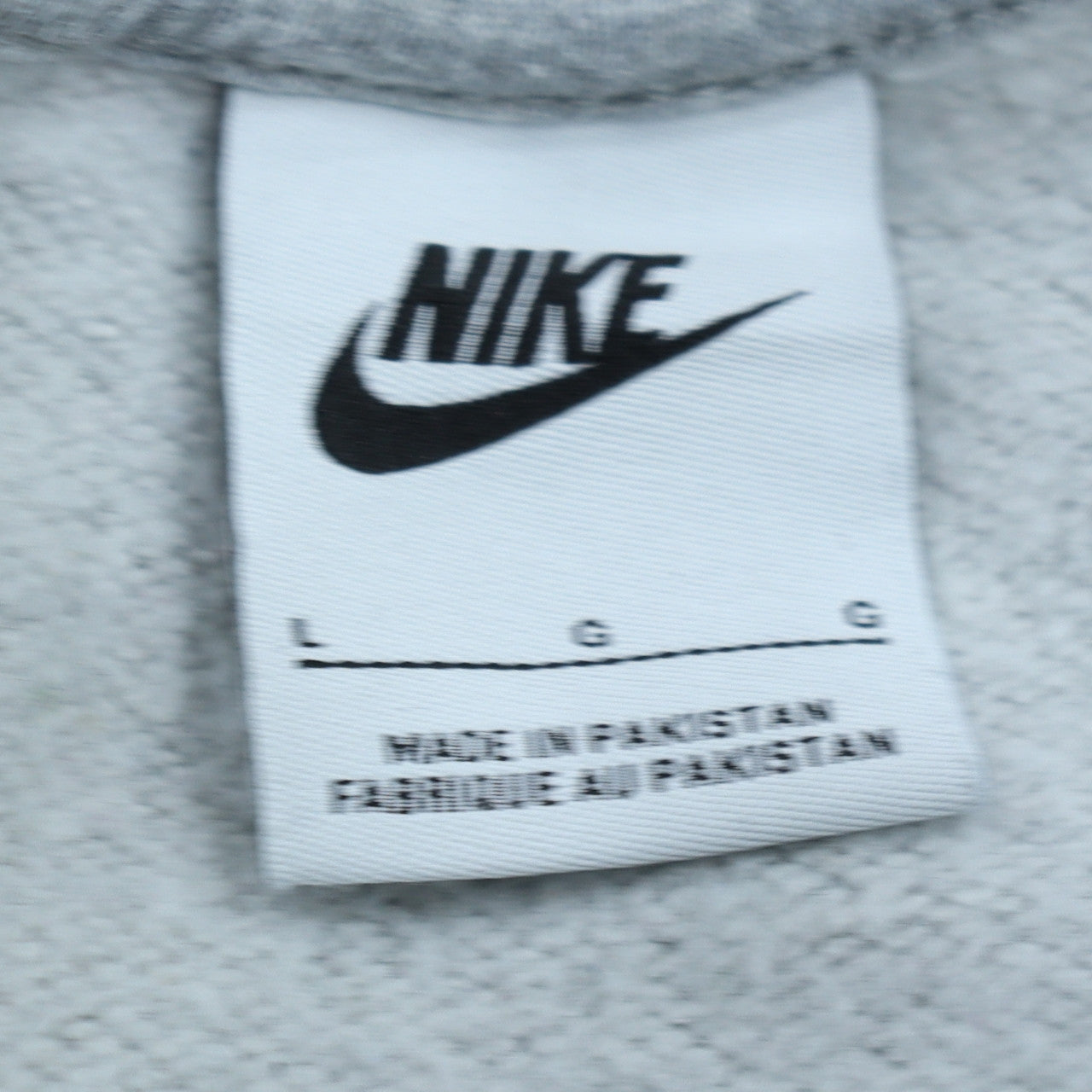 Womens UK Size L Nike Grey Pullover Sweatshirt