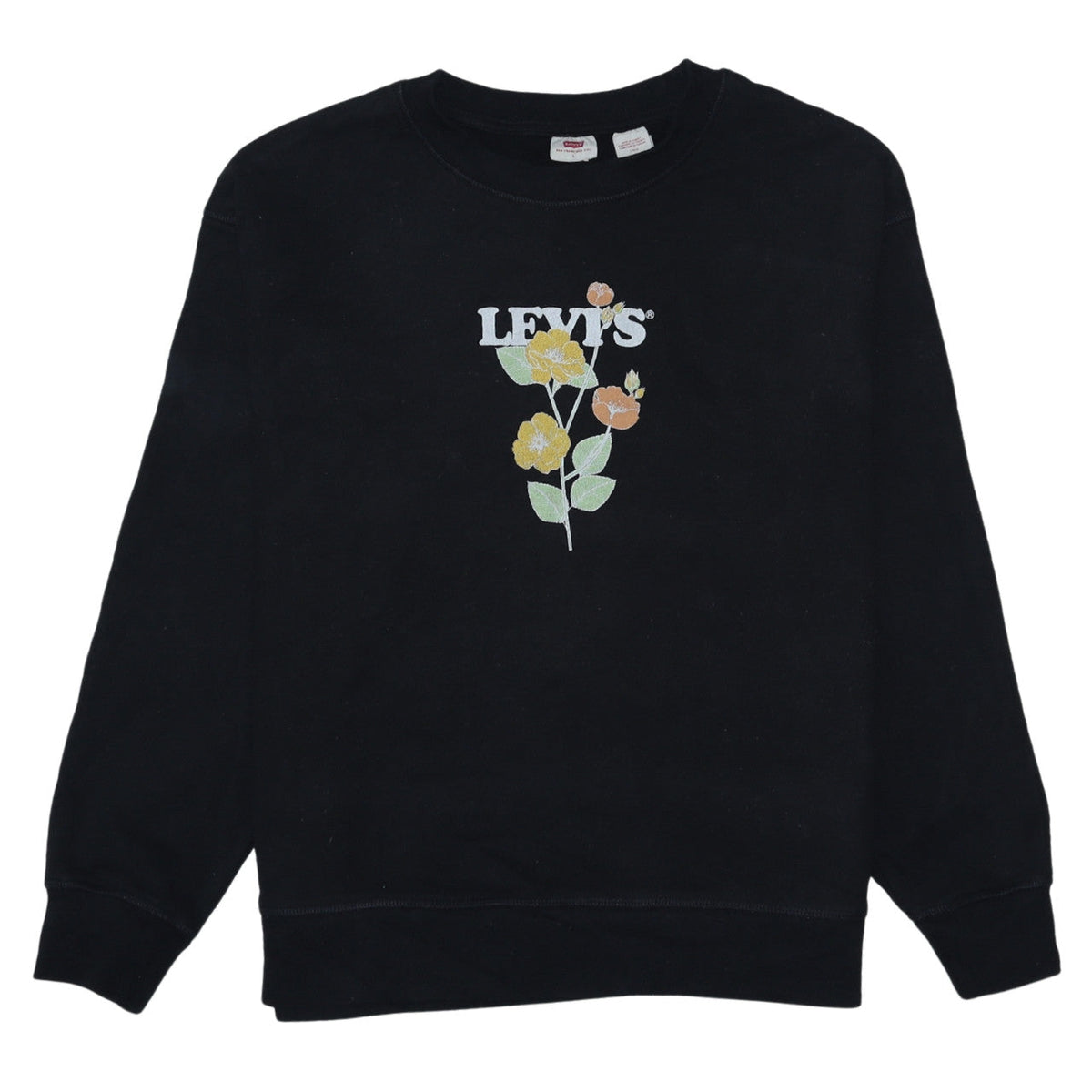 Mens UK Size L Levi's Black Pullover Sweatshirt