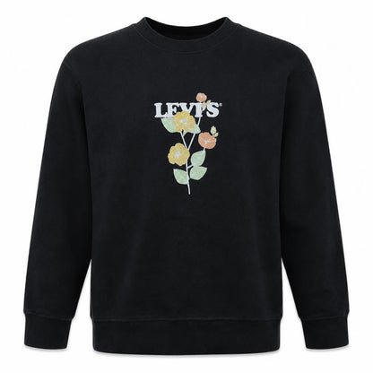 Mens UK Size L Levi's Black Pullover Sweatshirt