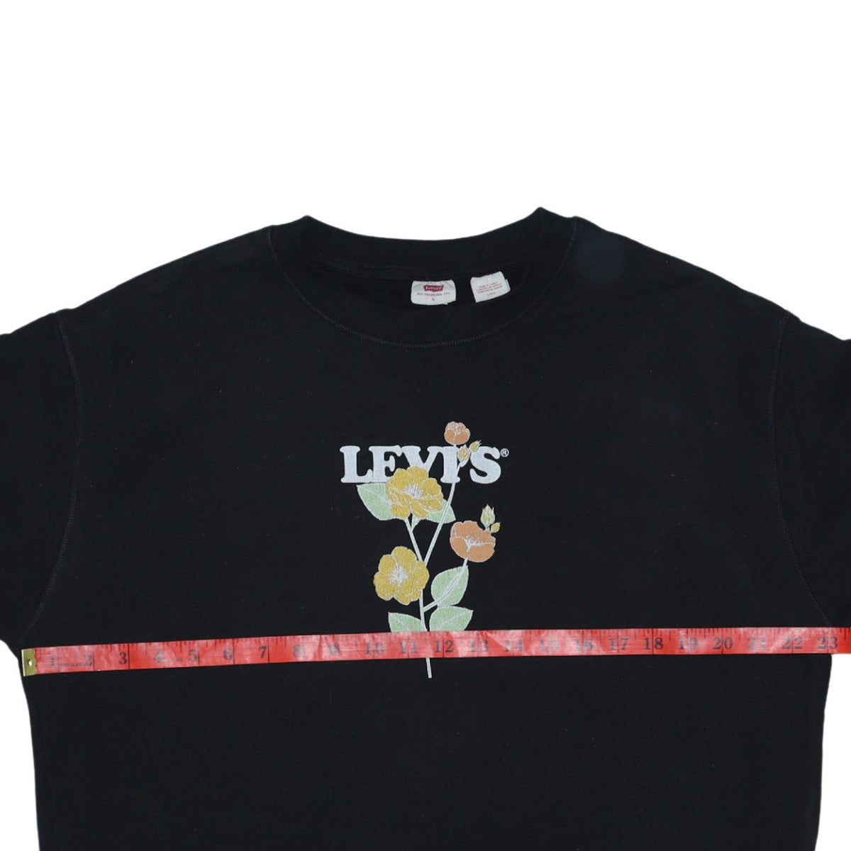Mens UK Size L Levi's Black Pullover Sweatshirt