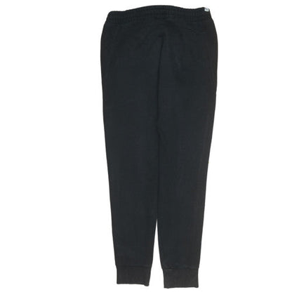 Puma Womens Black Jogger Sweatpants M Fleece Elastic Waist