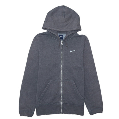 Womens UK Size S Nike Grey Full Zip Hoodie