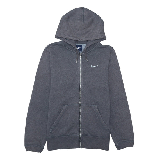 Womens UK Size S Nike Grey Full Zip Hoodie