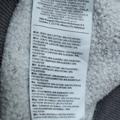 Womens UK Size S Nike Grey Full Zip Hoodie