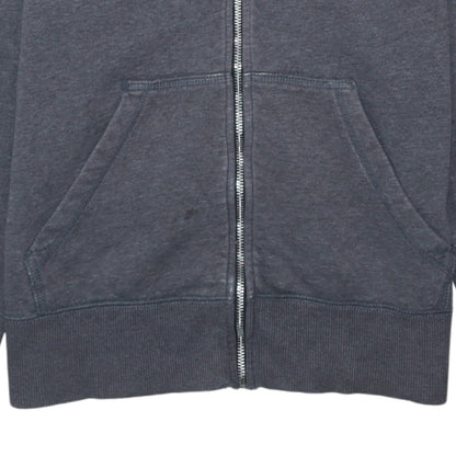 Womens UK Size S Nike Grey Full Zip Hoodie