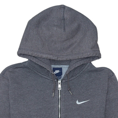 Womens UK Size S Nike Grey Full Zip Hoodie