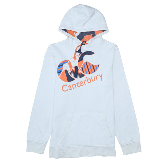 Boys UK Size 14 Years Canterbury White Pullover Hoodie