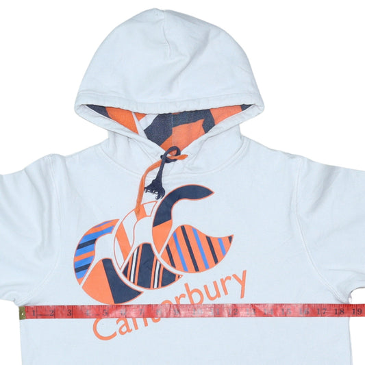Boys UK Size 14 Years Canterbury White Pullover Hoodie
