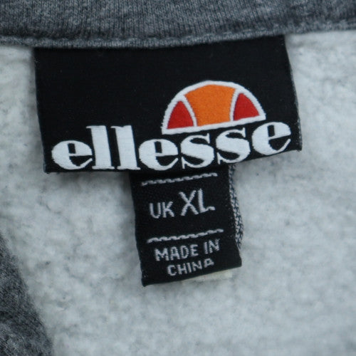 Mens UK Size XL ellesse Grey Pullover Hoodie