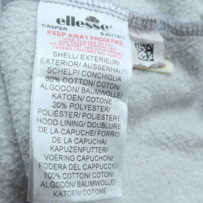 Mens UK Size XL ellesse Grey Pullover Hoodie