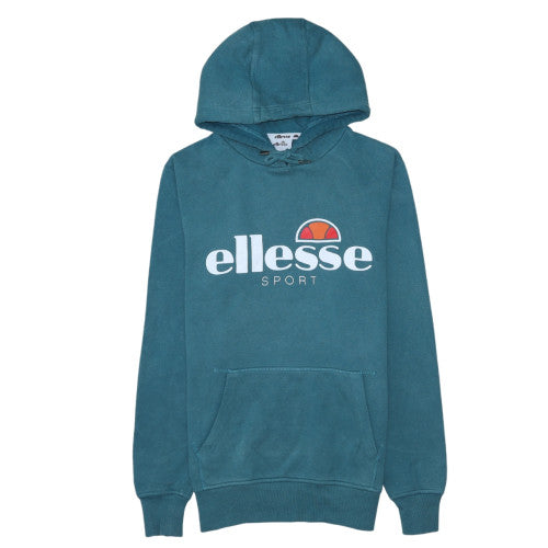 Womens UK Size 8 ellesse Blue Pullover Hoodie