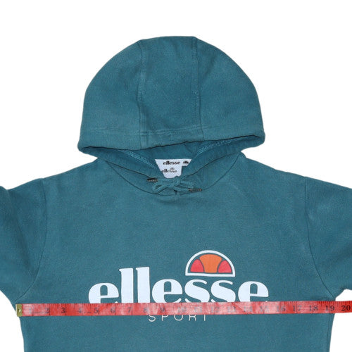 Womens UK Size 8 ellesse Blue Pullover Hoodie