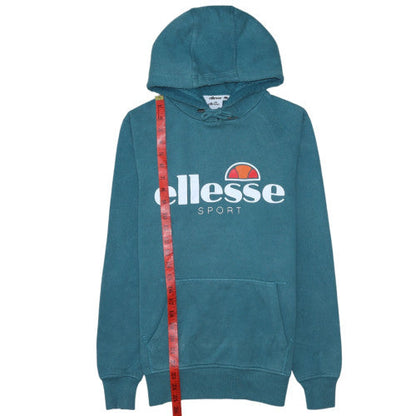 Womens UK Size 8 ellesse Blue Pullover Hoodie