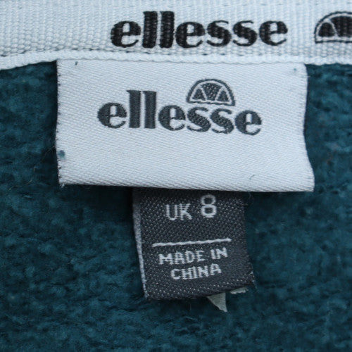 Womens UK Size 8 ellesse Blue Pullover Hoodie