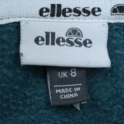 Womens UK Size 8 ellesse Blue Pullover Hoodie