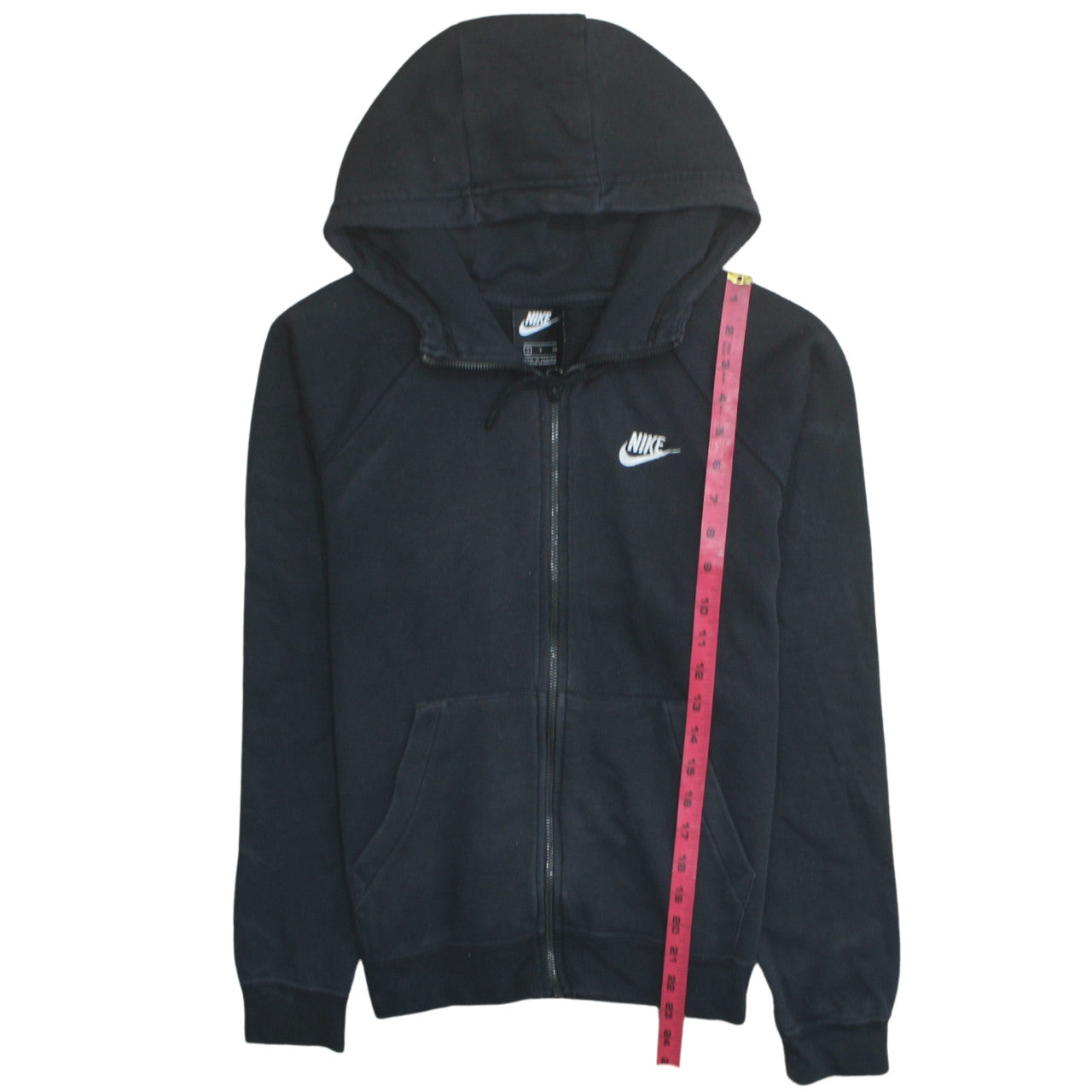 Mens UK Size S Nike Black Full Zip Hoodie
