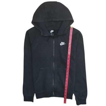 Mens UK Size S Nike Black Full Zip Hoodie