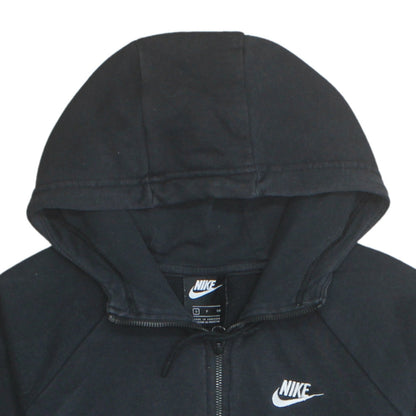 Mens UK Size S Nike Black Full Zip Hoodie