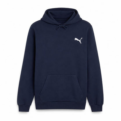 Mens UK Size L PUMA Blue Pullover Hoodie