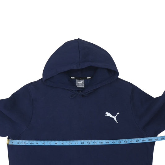 Mens UK Size L PUMA Blue Pullover Hoodie