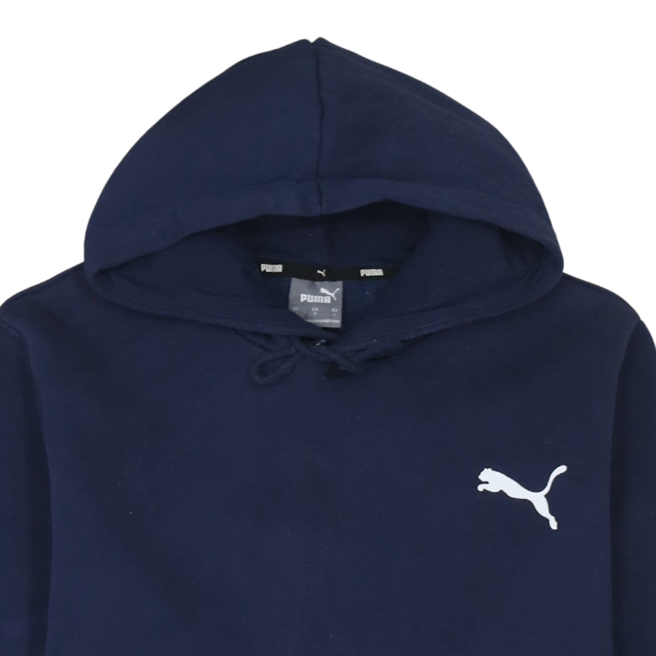 Mens UK Size L PUMA Blue Pullover Hoodie