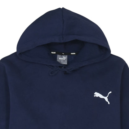 Mens UK Size L PUMA Blue Pullover Hoodie