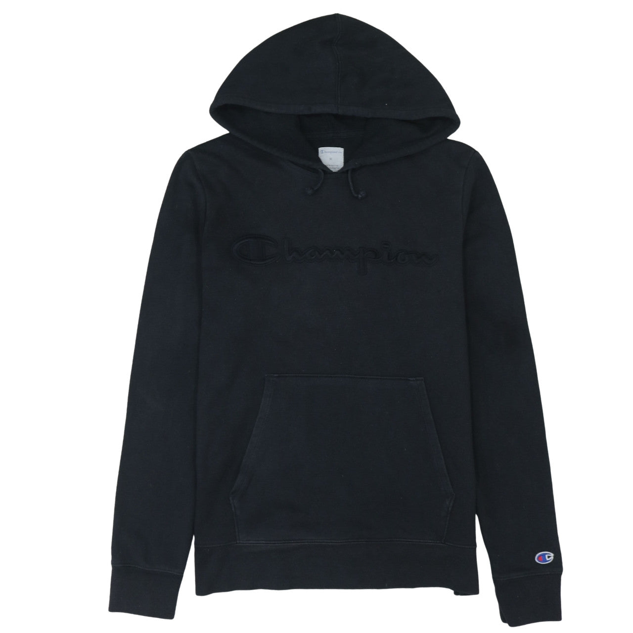 Mens UK Size M Champion Black Pullover Hoodie