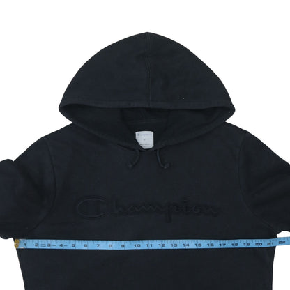 Mens UK Size M Champion Black Pullover Hoodie