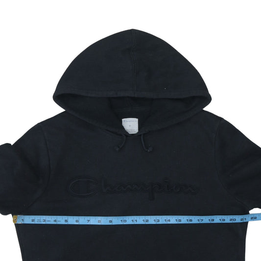 Mens UK Size M Champion Black Pullover Hoodie