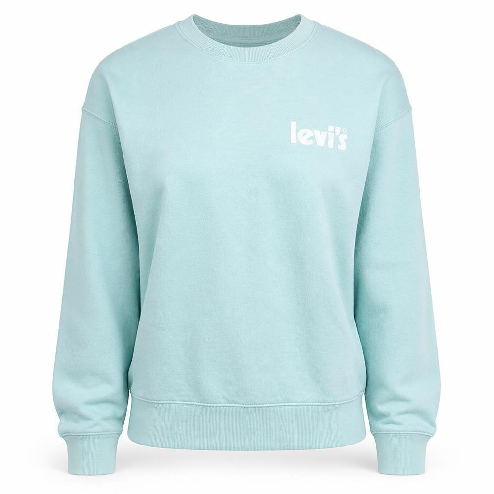 Womens UK Size S Levi's Blue Pullover Sweatshirt