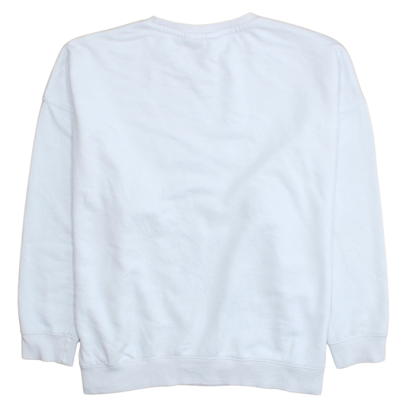 Womens UK Size M Primark White Pullover Sweatshirt