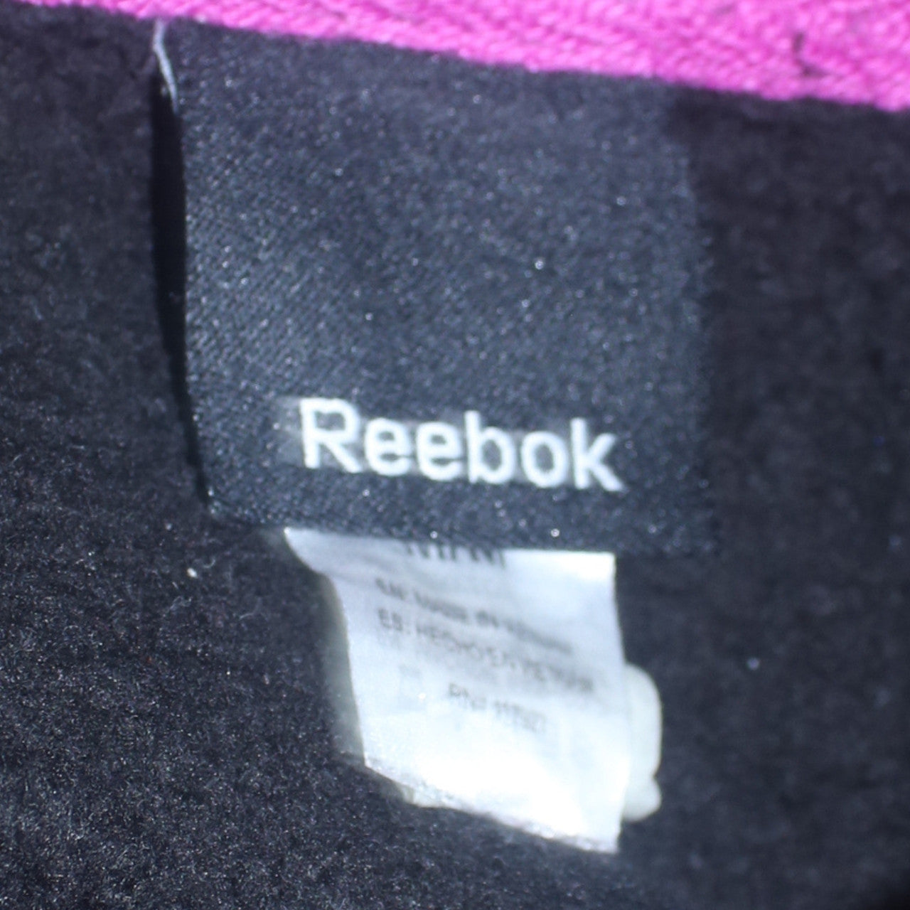 Womens UK Size M Reebok Black Pullover Hoodie