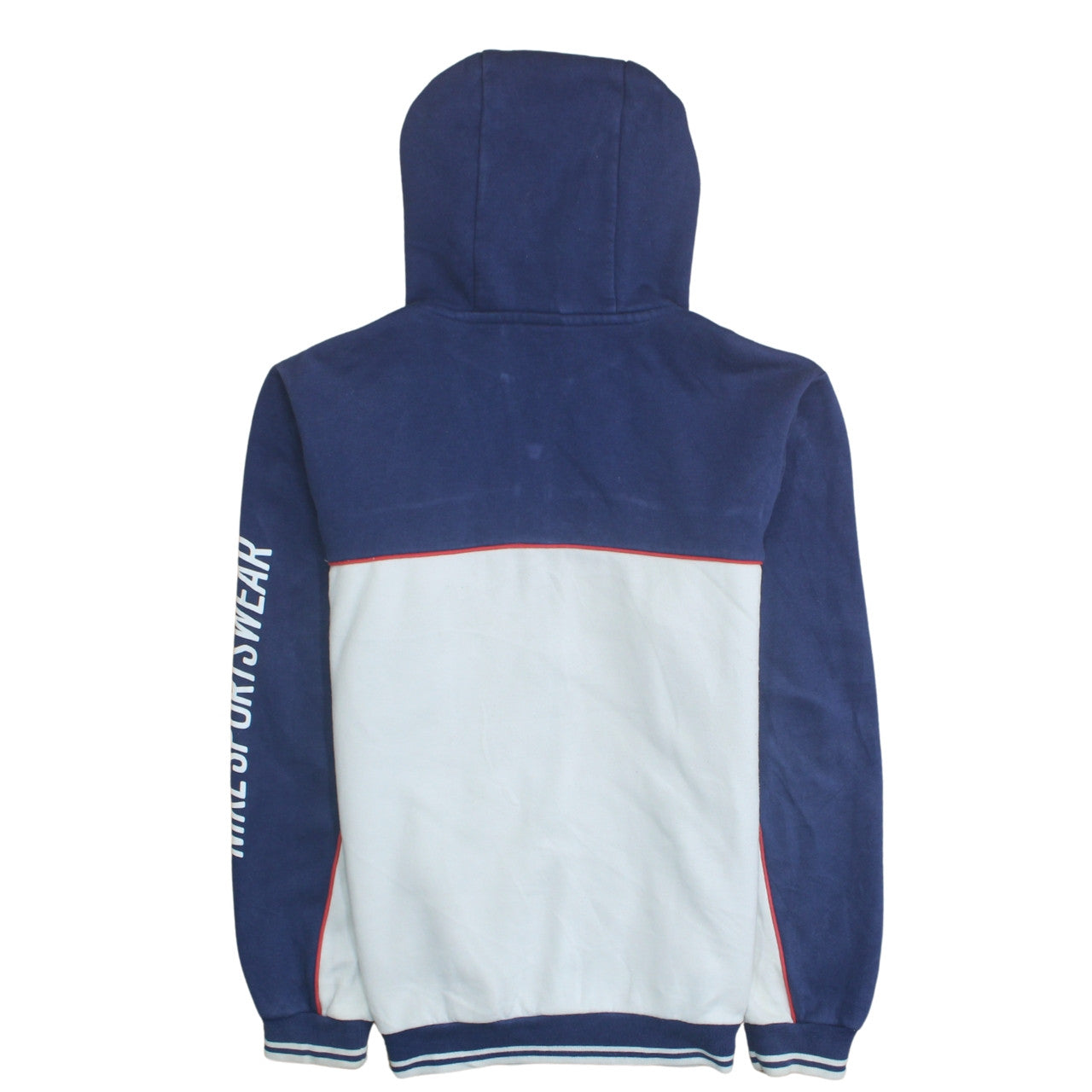 Mens UK Size M Nike Blue Full Zip Hoodie